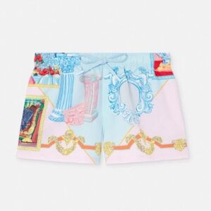VERSACE UNDERWEAR Multicolor Versace Gallery Swim Shorts NWT 800$ Sz LARGE / 6